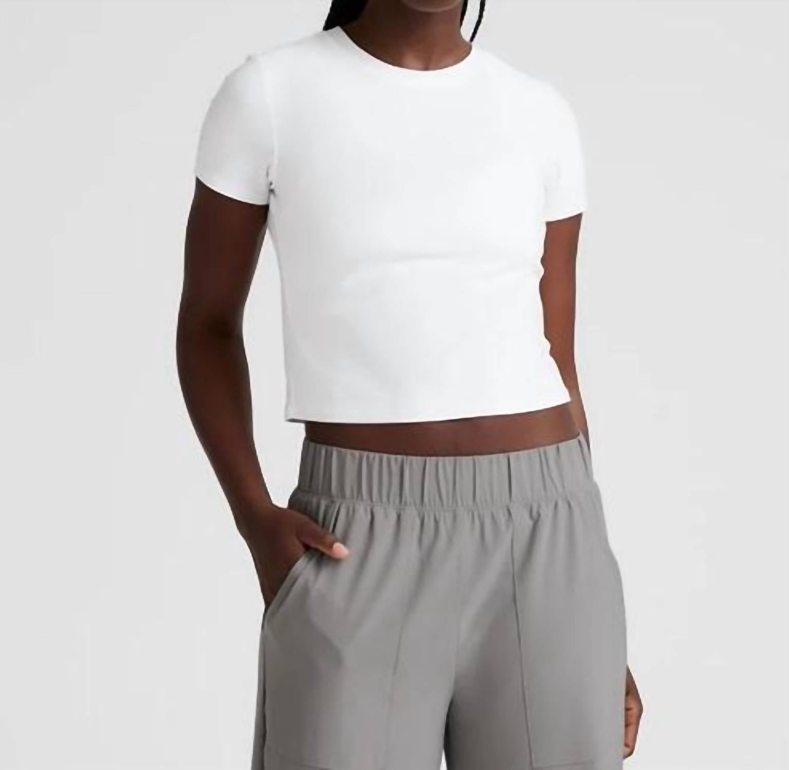 Beyond Yoga - Featherweight Cropped Tee