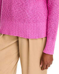 Eileen Fisher - Crewneck Knit Pullover Cotton Sweater