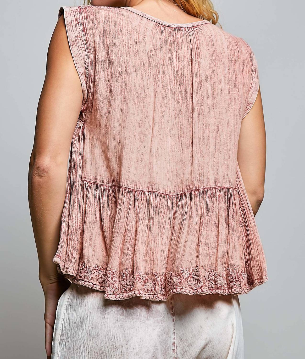Faire - Heirloom Whisper Embroidered Top