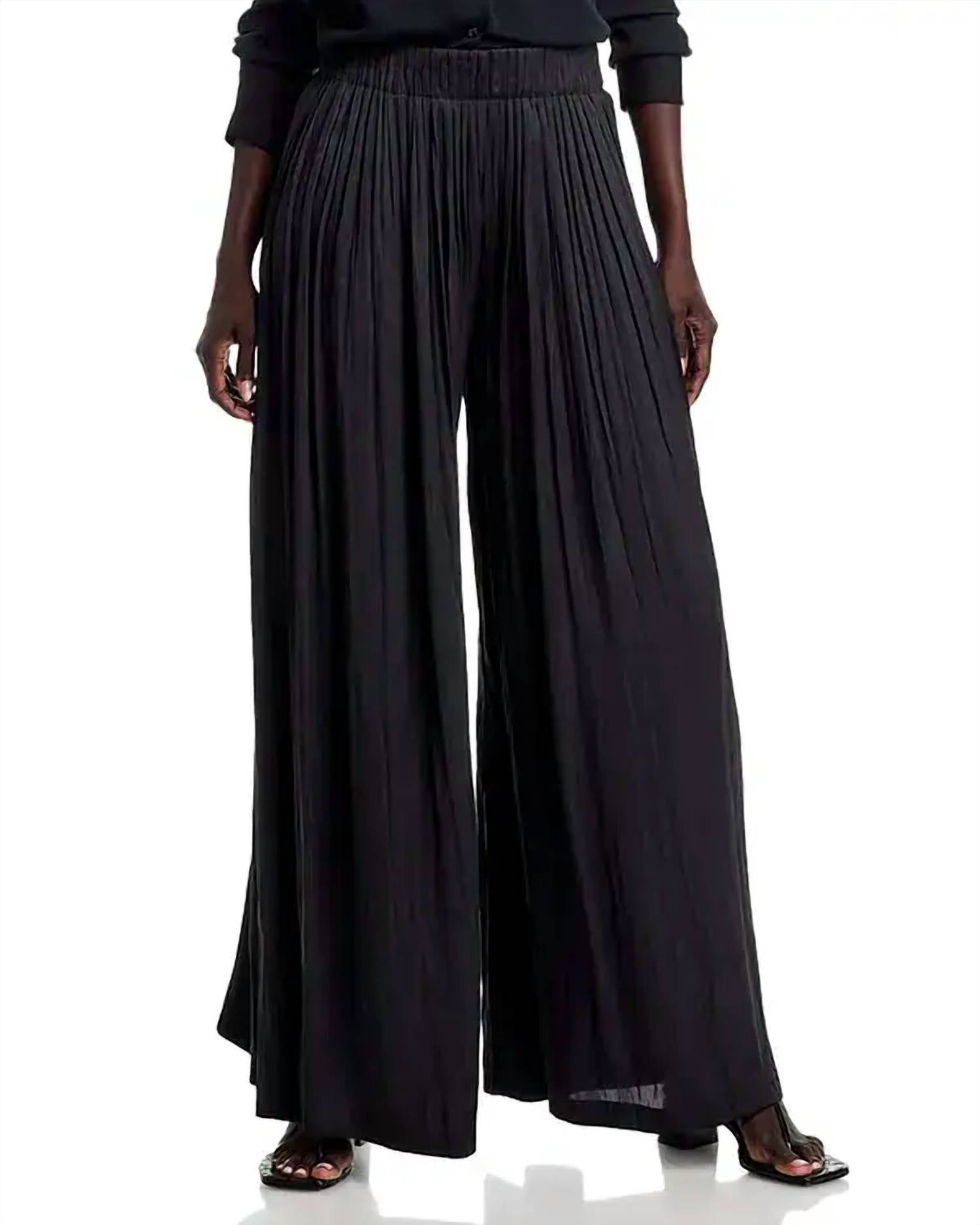 L'Agence - Haylo Wide Leg Pull On Pants