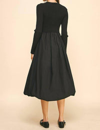 Pinch - Contrast Balloon Midi Dress