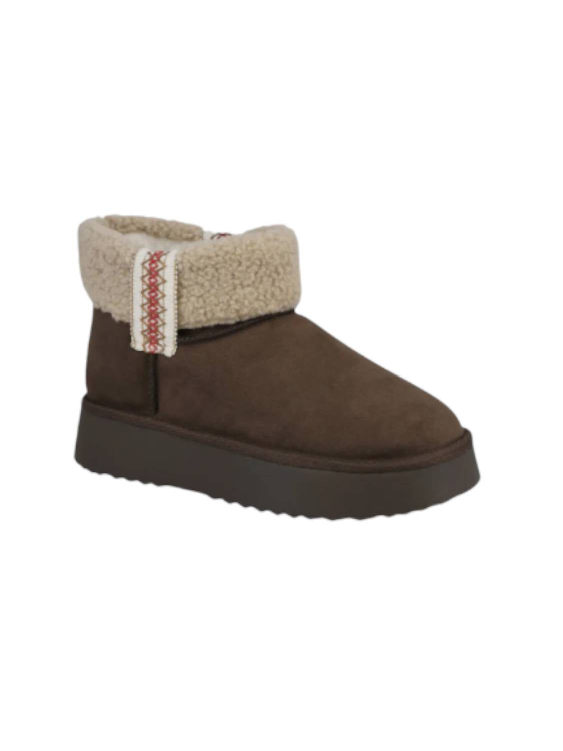 Mia - Women's Iceland Faux Shearling Platform Bootie