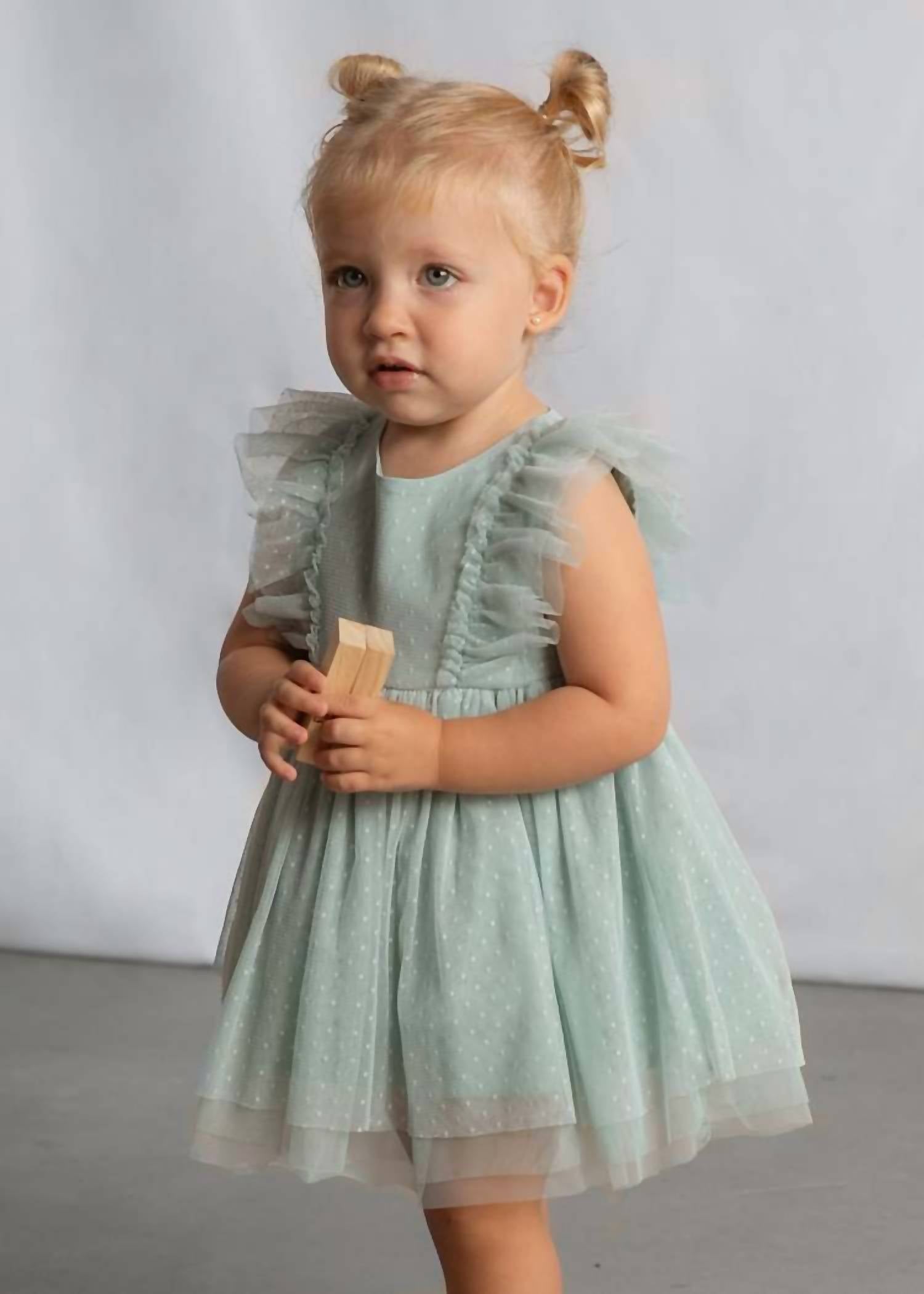 Mayoral - Baby Girls' Tulle Dress With Headband