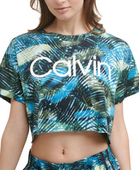 Calvin Klein - Activewear Performance Cropped Printed T-shirt