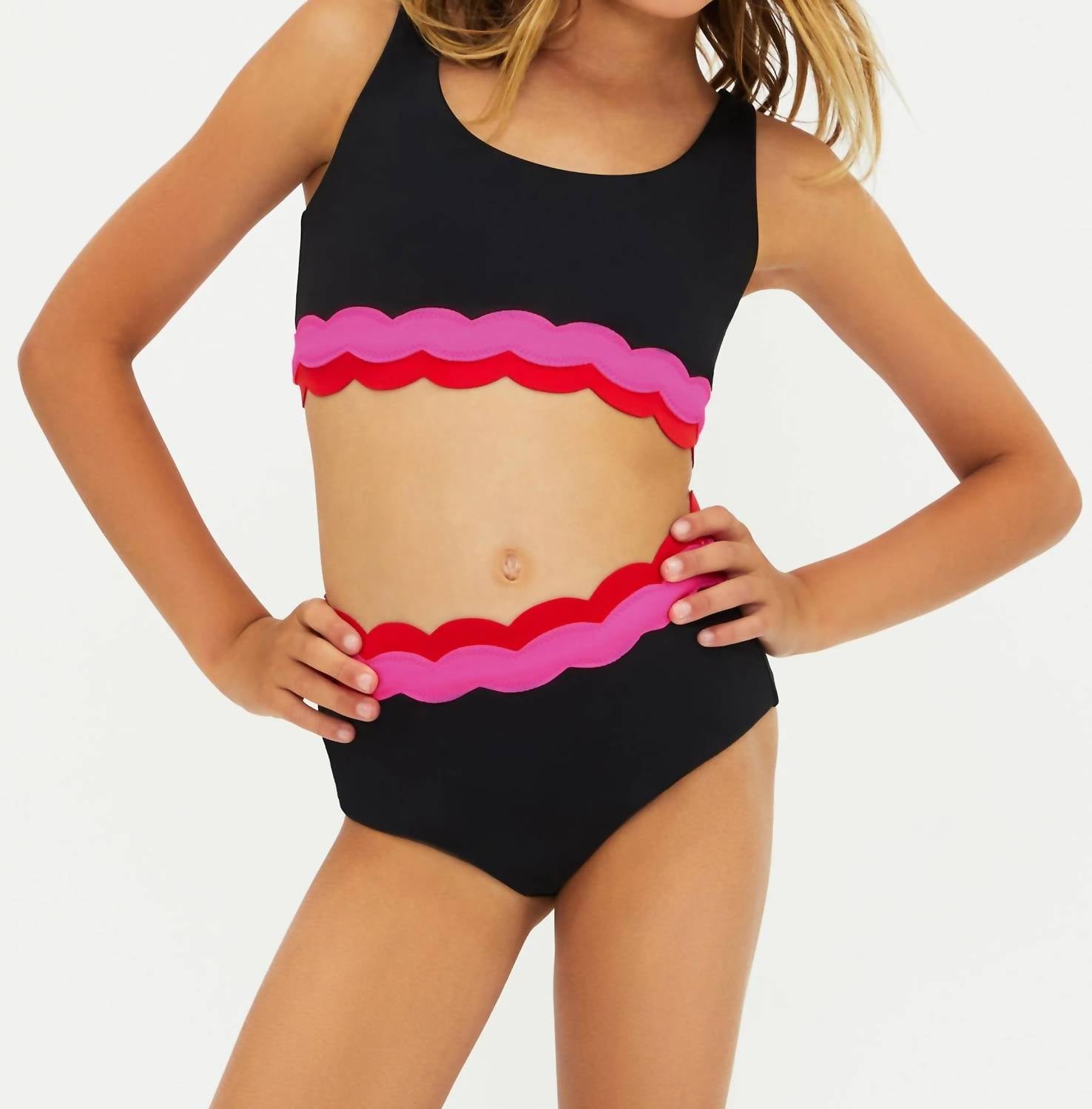 Beach Riot - Girls Electric Wave Little Marin Harriet Set