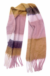 Kensie - Women's Scarf With Fringe