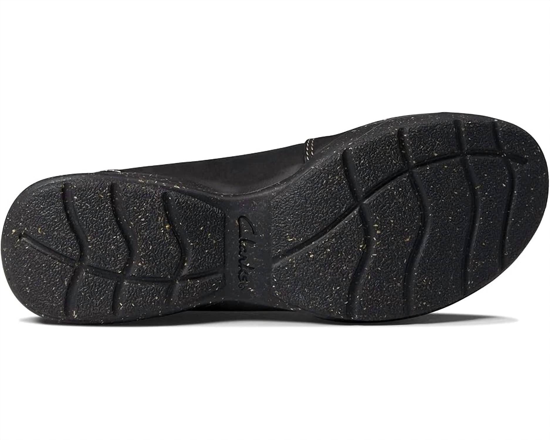Clarks Women's Roseville Sky Loafer in black leather - women's flats - view 5