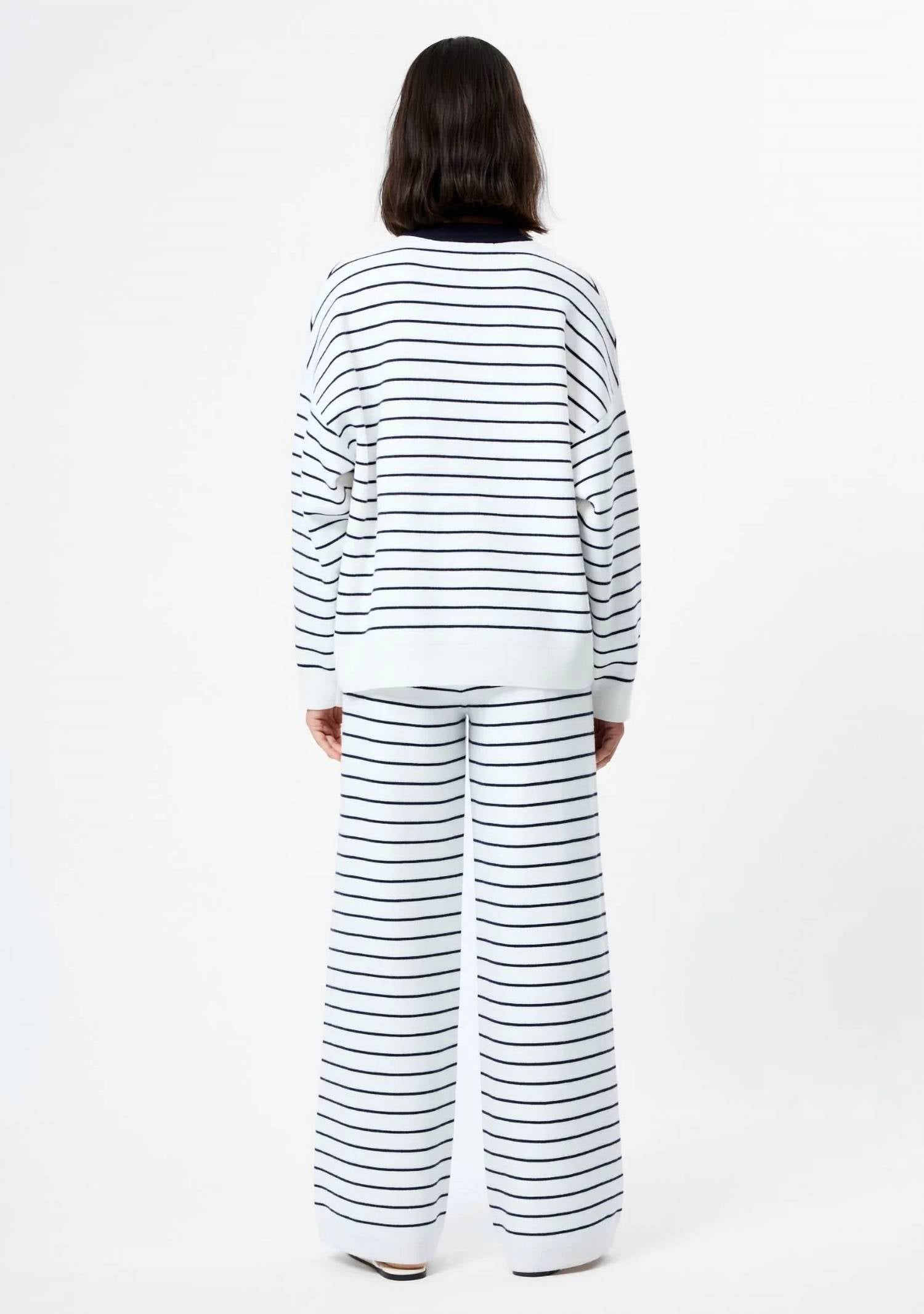 French Connection - Marley Striped Crewneck Sweater