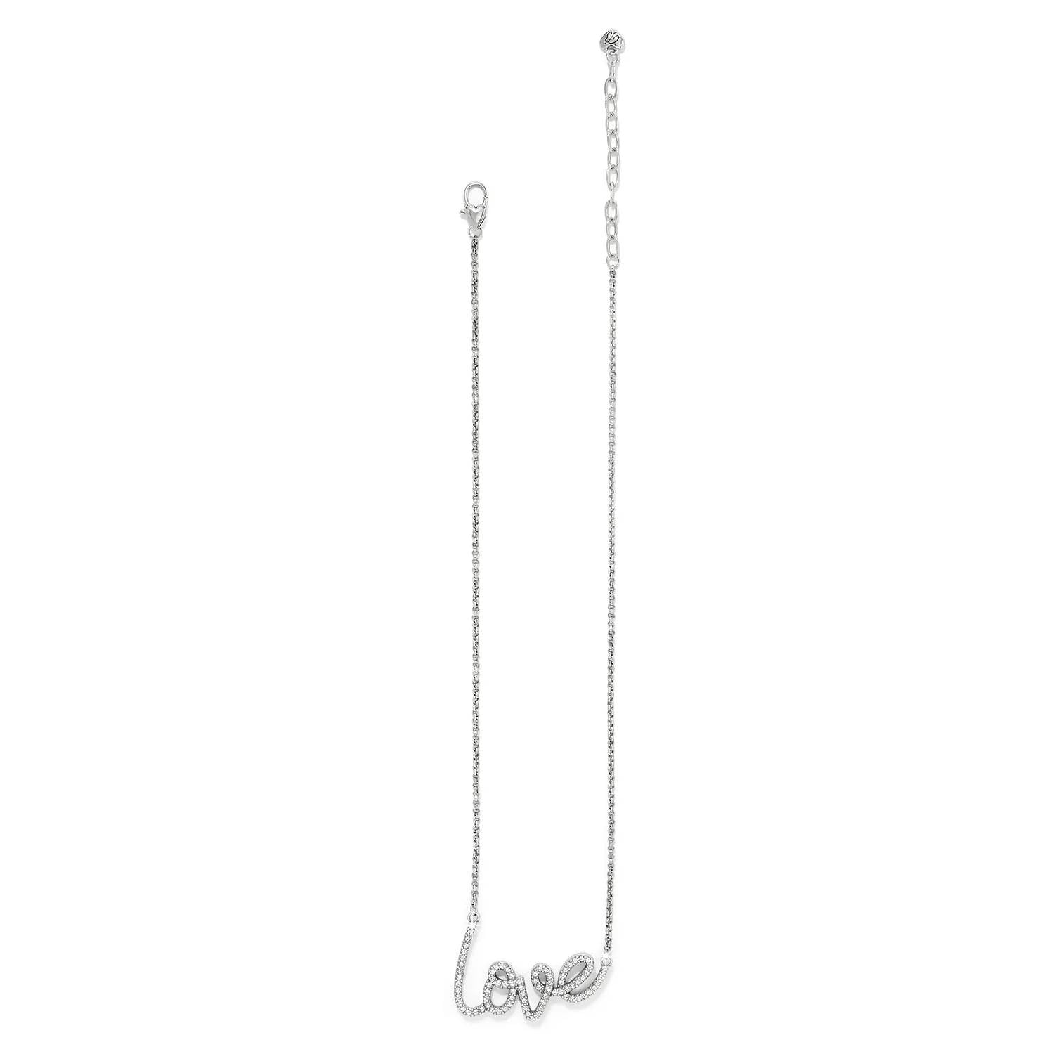 Brighton - Women's Love Script Sparkle Necklace