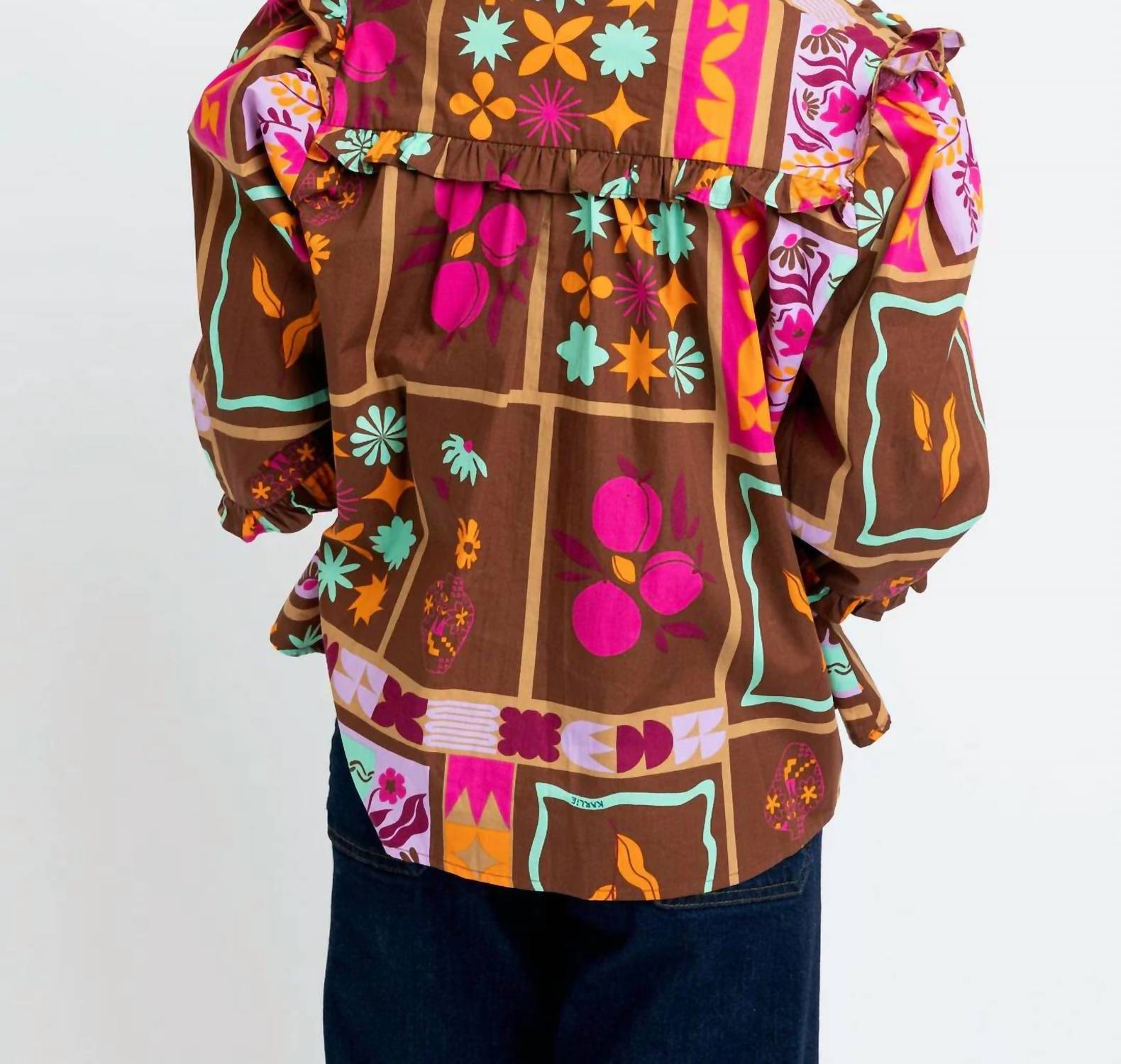 Karlie - Floral Frame Gianna Blouse