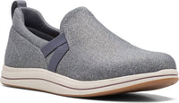 Clarks Women's Breeze Bali Shoes in dark grey - women's sneaker - detail view