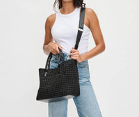 Sol And Selene - Women's Solstice Medium Hand Woven Knot Tote Bag
