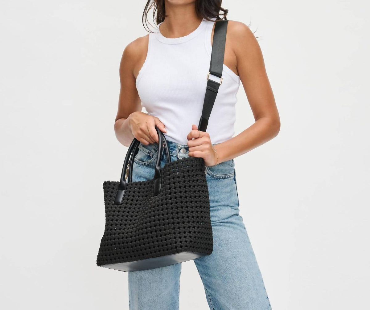 Sol And Selene - Women's Solstice Medium Hand Woven Knot Tote Bag