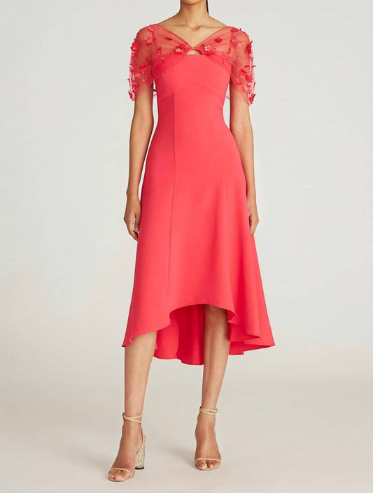 Theia - Women's Riley High Low Cocktail Dress