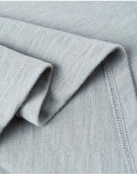 Rylee + Cru Boy's Jersey Long Sleeve Tee in dusty blue - kids' long sleeve top - alternate view