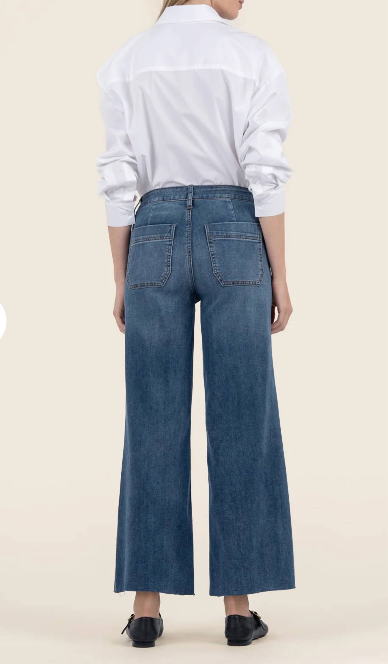 Kut From The Kloth - Meg High Rise With Braid On Top Jeans