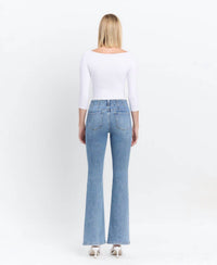 Flying Monkey - Guiltless High Rise Front Pocket Flare Jean