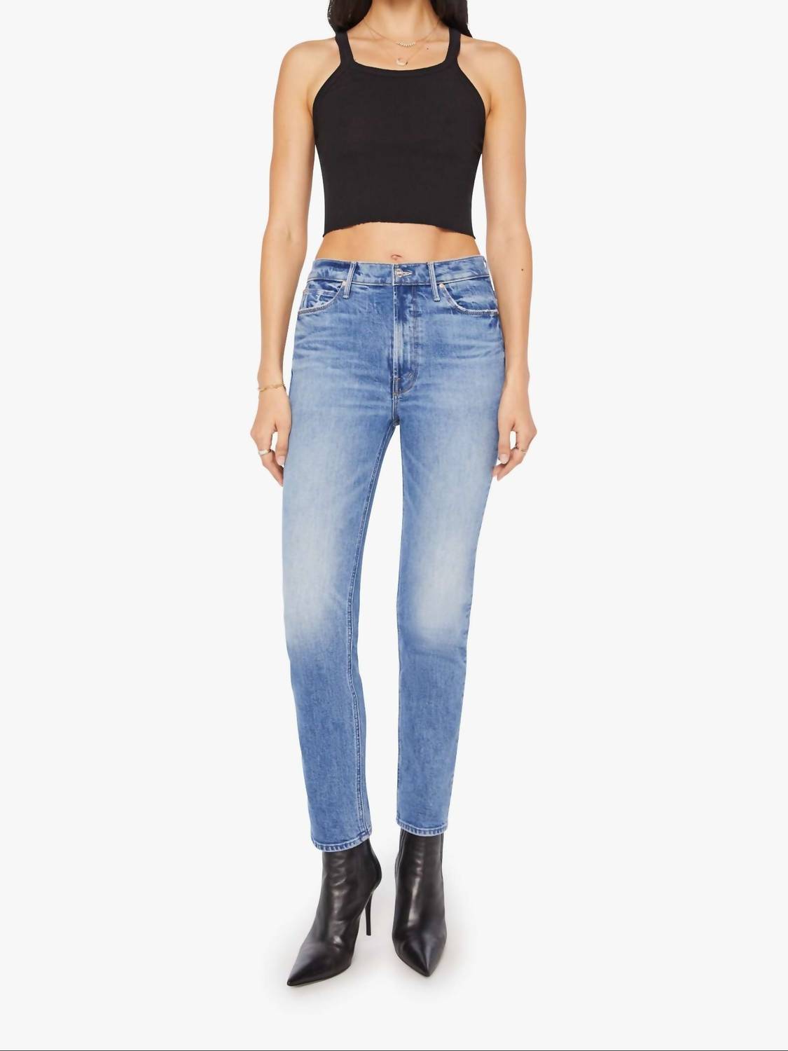 Mother - Dazzler Flood Mid-rise Straight Leg Jeans