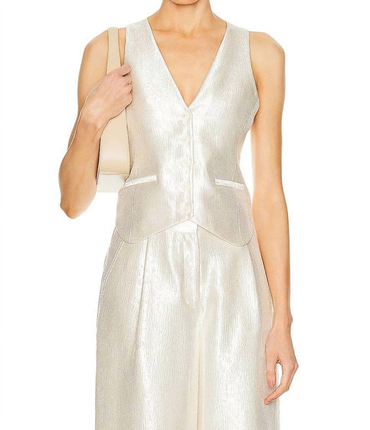 Jonathan Simkhai - DEB TEXTURED SATIN VEST