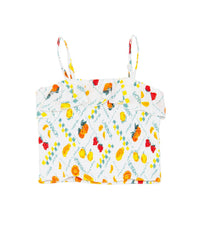 Flowers By Zoe - Girls Capri Fruit Smock Top