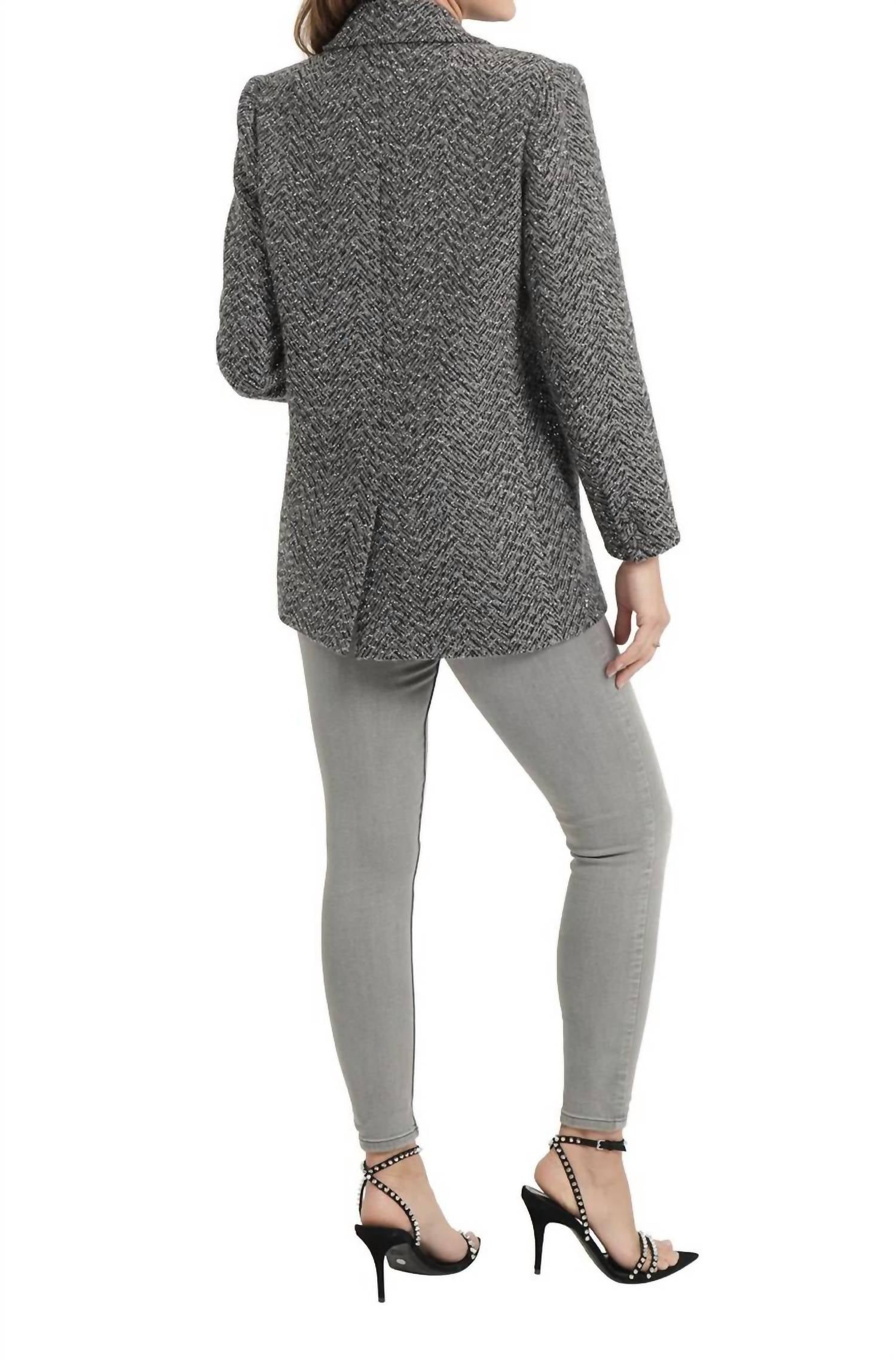 Love Token - Marcus Jeweled Boyfriend Blazer