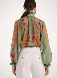 La Doublej - Cerere Silk Chiffon Blouse