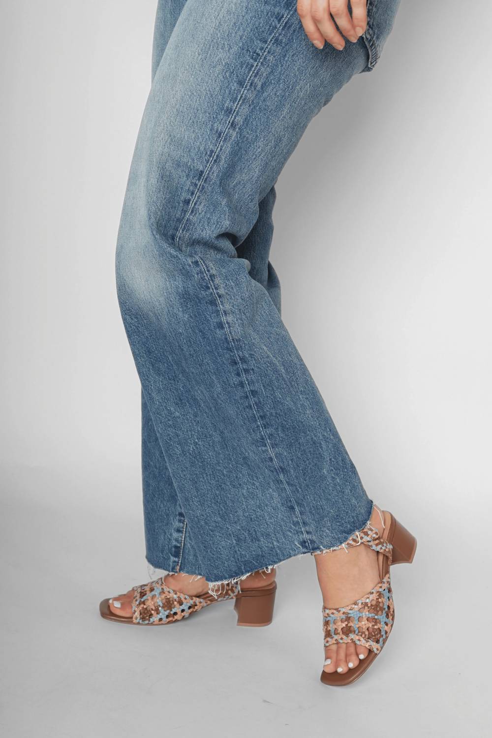 Bos. & Co. - Women's Wendi Woven Leather Sandals