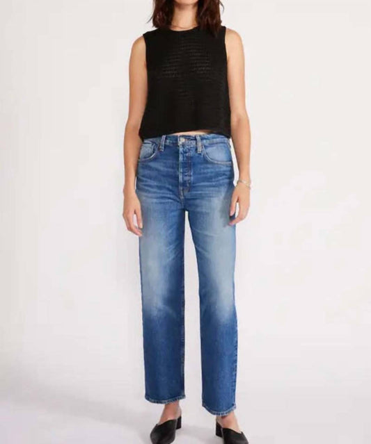 Etica - Tia Vintage Straight Crop Denim