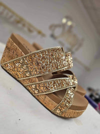 Corkys Footwear - Women's Sparkler Wedge Sandals