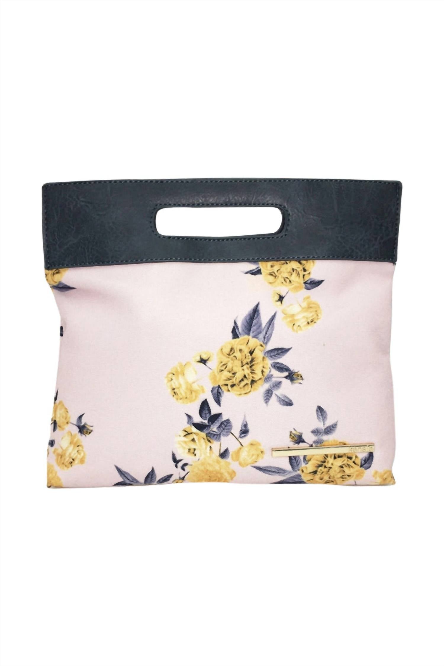 Kensie - Women's Top Handle Canvas Clutch Purse