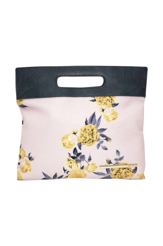 Kensie - Women's Top Handle Canvas Clutch Purse