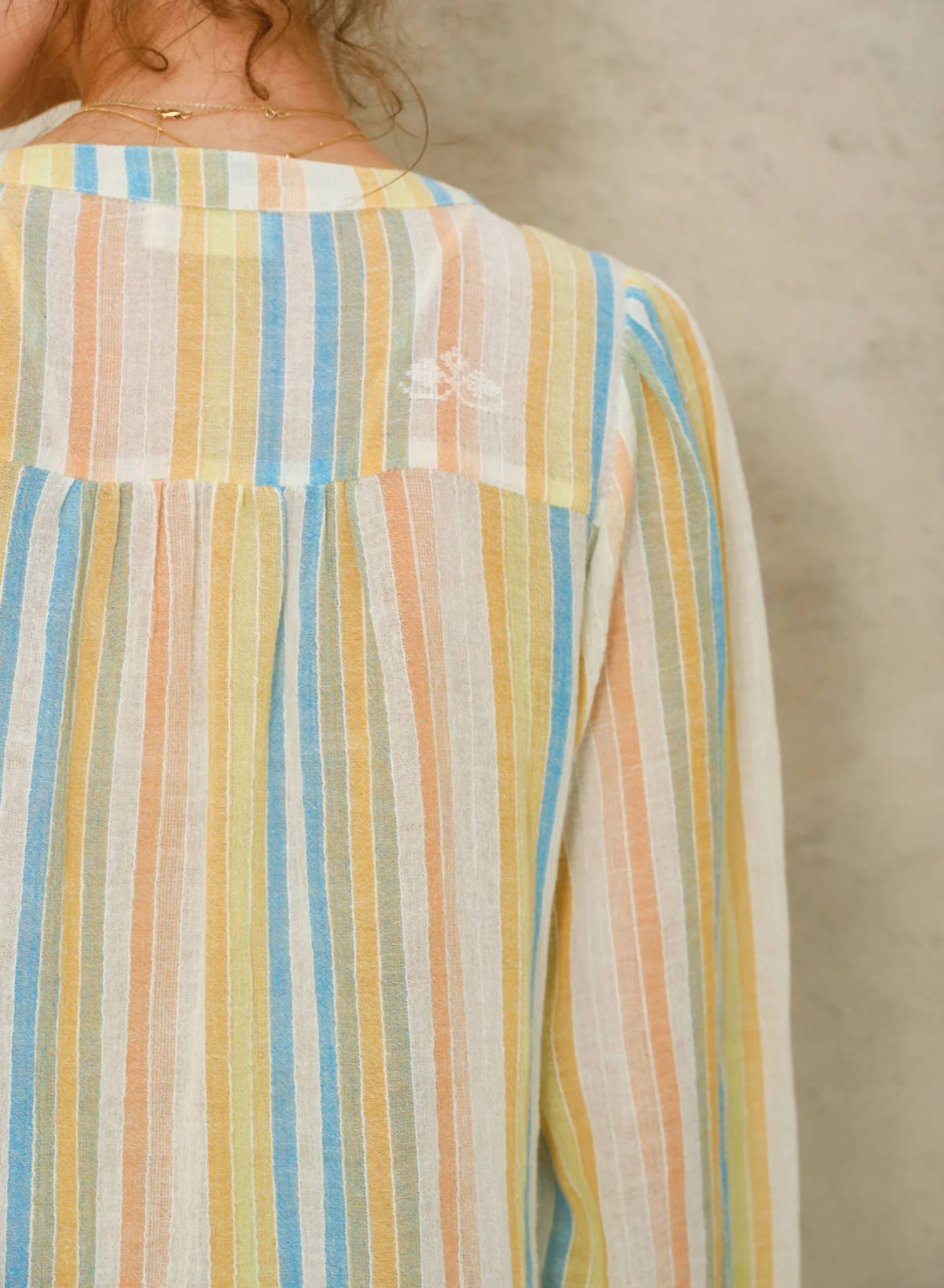 M.A.B.E. - Kori Stripe Kaftan Dress