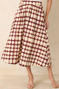 Thml - Geometric Midi Skirt