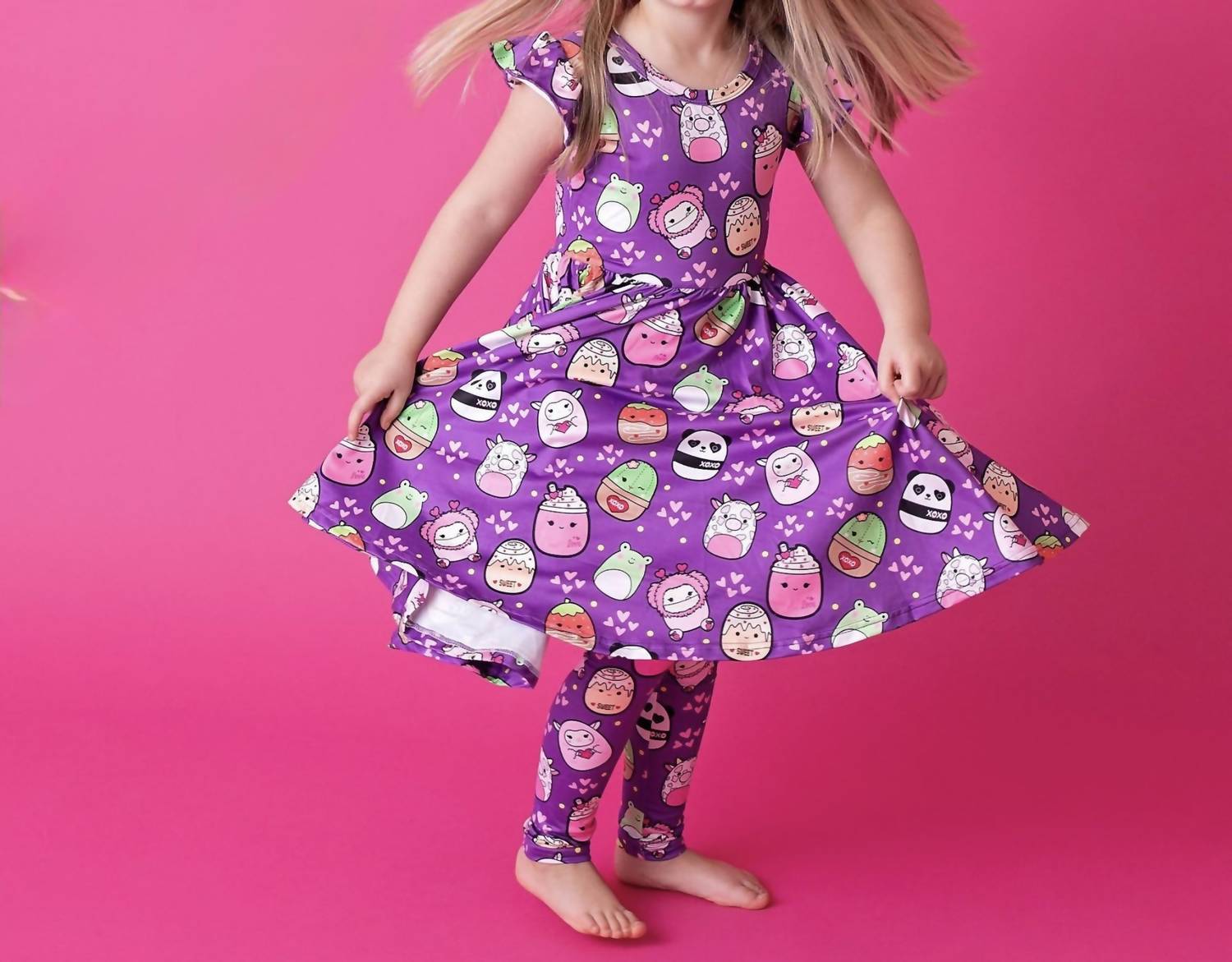 Bubbabeans - Squishmallow Twirly Dress