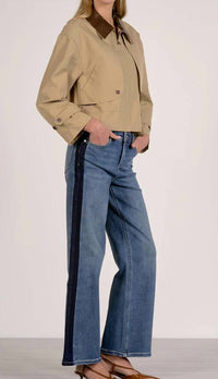 Elan - Cropped Trench Coat
