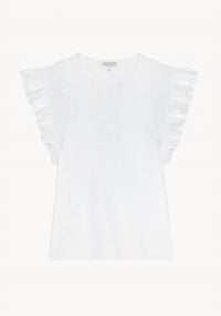 Nation Ltd - Christa Ruffle Sleeve Top