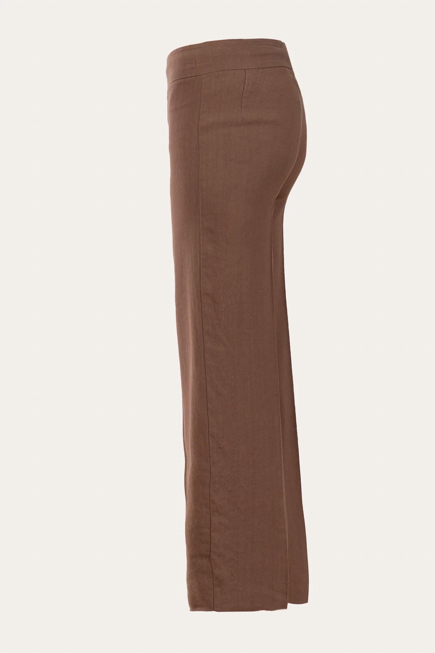 Avenue Montaigne - Alex Pull On Linen Pants