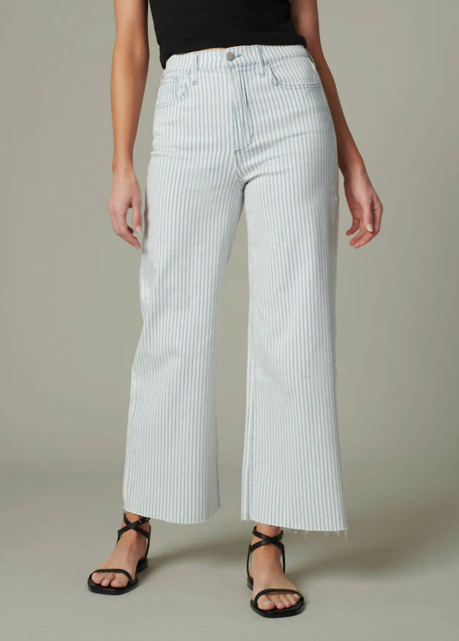 Joe'S Jeans - Mia High Rise Wide Leg Ankle Jeans