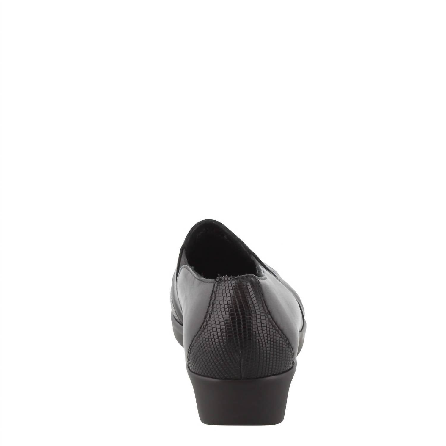 SAS Women's Nora Slip On Loafer in black lizard - women's flats - view 5