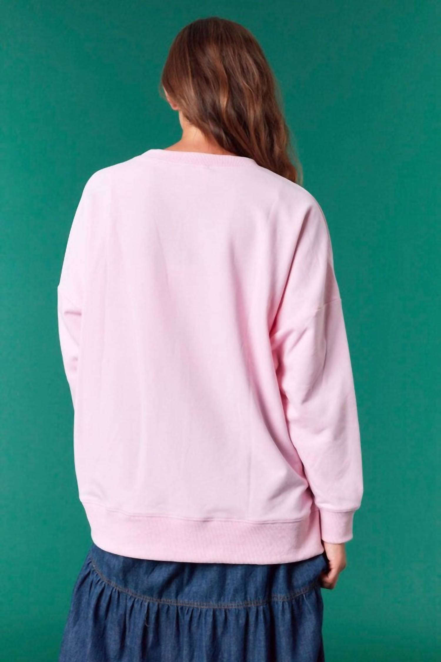 Peach Love - Christmas Lights Sweatshirt