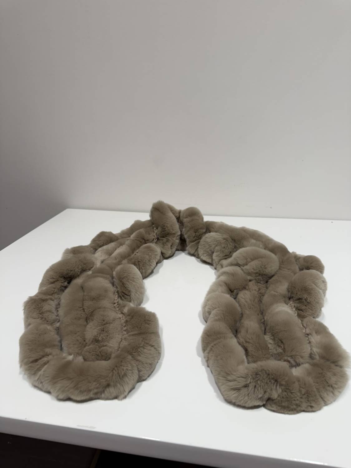 Mitchie'S Matchings - Women's Ruffles Rabbit Fur Scarf
