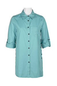 Flair - Women's Cotton Blend Button-down Shirt
