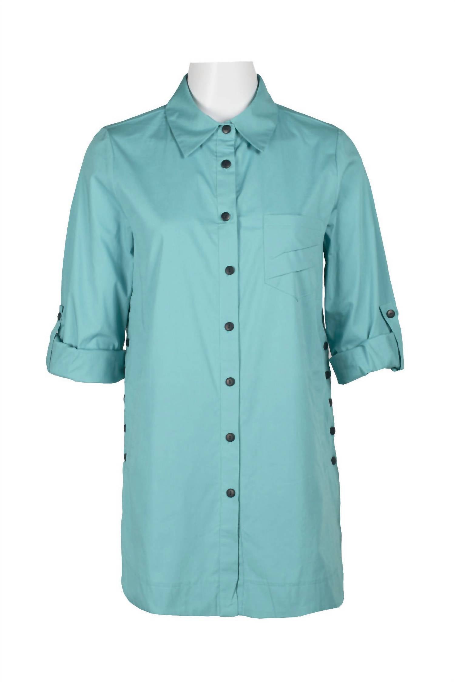 Flair - Women's Cotton Blend Button-down Shirt