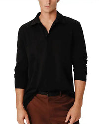 Atm - Men's Heavy Weight Jersey Seamed Long Sleeve Polo