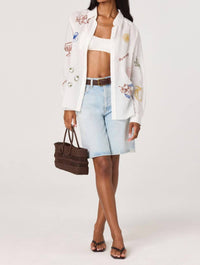 Astr - Trace Button Front Picnic Shirt