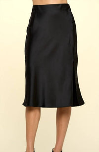 Reneec. - Solid Satin Skirt