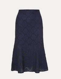 Veronica Beard Massimo Skirt in navy - women's skirt - view 5