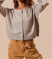 So Me - Vintage Leopard Cardigan