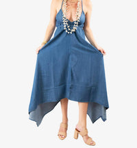 LOVESTITCH Denim Dreams Dress in blue - women's dress