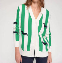 Vilagallo - Stripe Dachshunds Cardigan